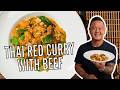 Jet Tila's Thai Red Curry with Beef & Potatoes | Ready Jet Cook | Food Network