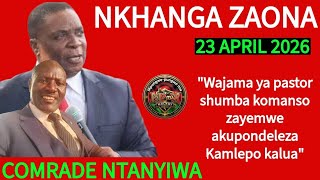 NKHANGA ZAONA PA LIMPOPO FM NDI COMRADE NTANYIWA 23 APRIL 2026 #comradentanyiwa #nkhangazaona #viral