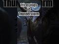 Triceratops in a Thunderstorm