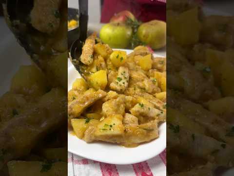 Già solo le mele preparate così sono spaziali, ma provatele con il pollo! #food #recipe