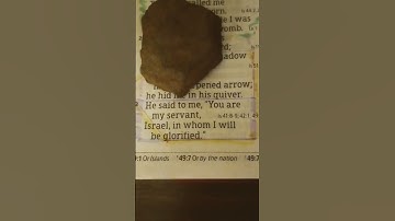 Thumbnail of Isaiah 49:3.  ..."MY servant, Israel,"...