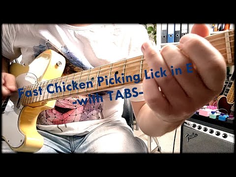 Chicken Picking Lick in E with TABS