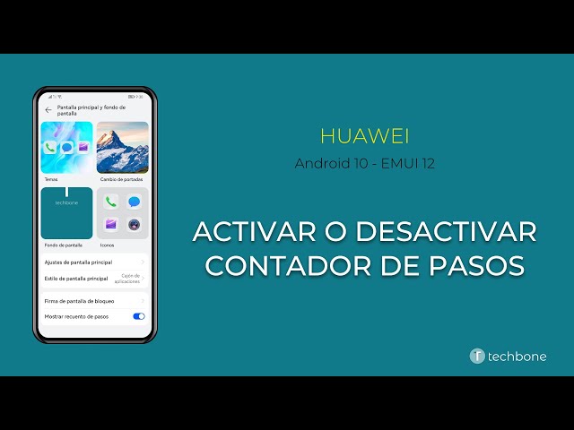 Activar o Desactivar Contador de Pasos - Huawei [Android 10 - EMUI 12] 