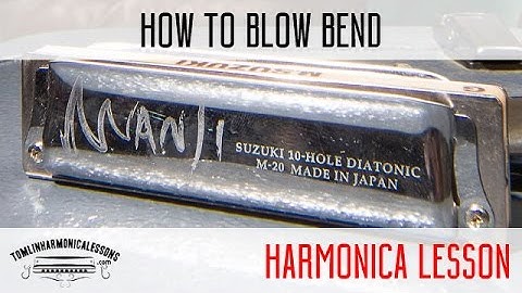 How to blow bend on harmonica