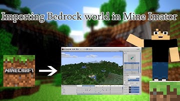 How to Import Bedrock Map in Mine Imator |How to convert Bedrock Map to java map| Inky Maze