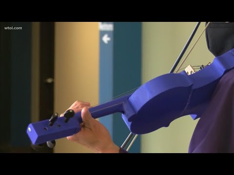 Making music: UToledo engineering students craft cost-effective violin using 3D printers