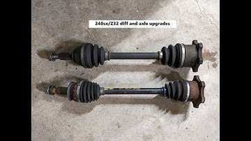 240sx and 300zx Differential and Axle Upgrade Options