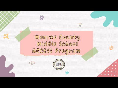 Monroe County Middle School ACCESS Program - Meet the Team!