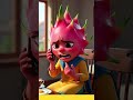 Dragon 🐉🐲 fruit 🐡🍑 #shorts #shortsfeed #ai #aishorts #facts #fruit