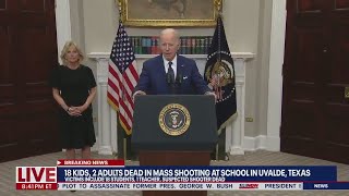 President Biden remarks on Texas elementary school shooting | LiveNOW from FOX