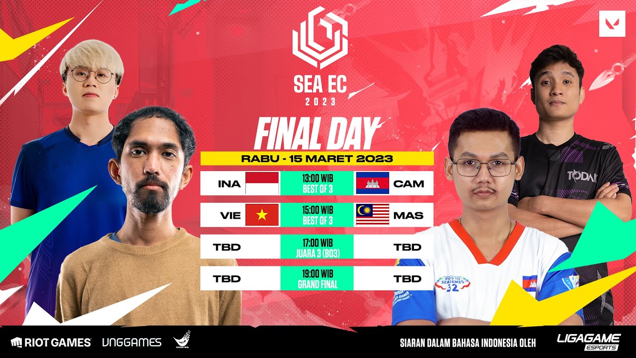 INDONESIA VS VIETNAM & CAMBODIA | SEA ESPORTS CHAMPIONSHIP 2023 | FINAL