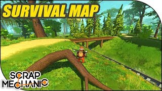 INTRODUCING MY SURVIVAL MAP , Scrap Mechanic #203