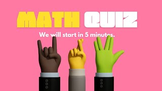 Math Quiz Educational Video Little Explorers