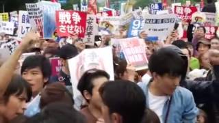 Tokyo Protest Rails Against Pm Abes Security Bills