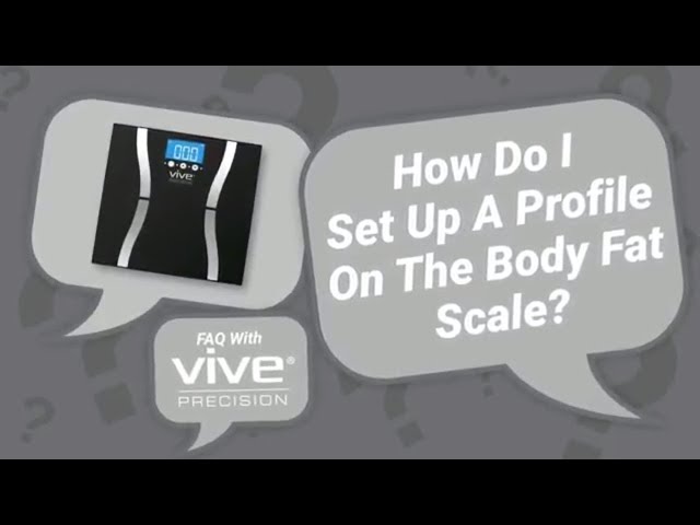 Vive Health Smart Body Fat Scale Black