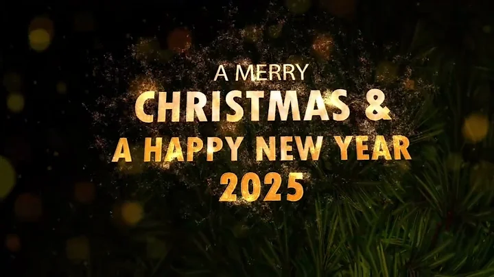 Merry Christmas and Happy New Year 2025! 🎄✨  Best Wishes and Greetings Video