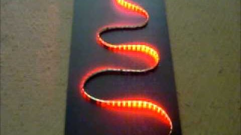 RibbonWizard DMX 512 to ws2812 LED STRIP CONTROLLER Video Four