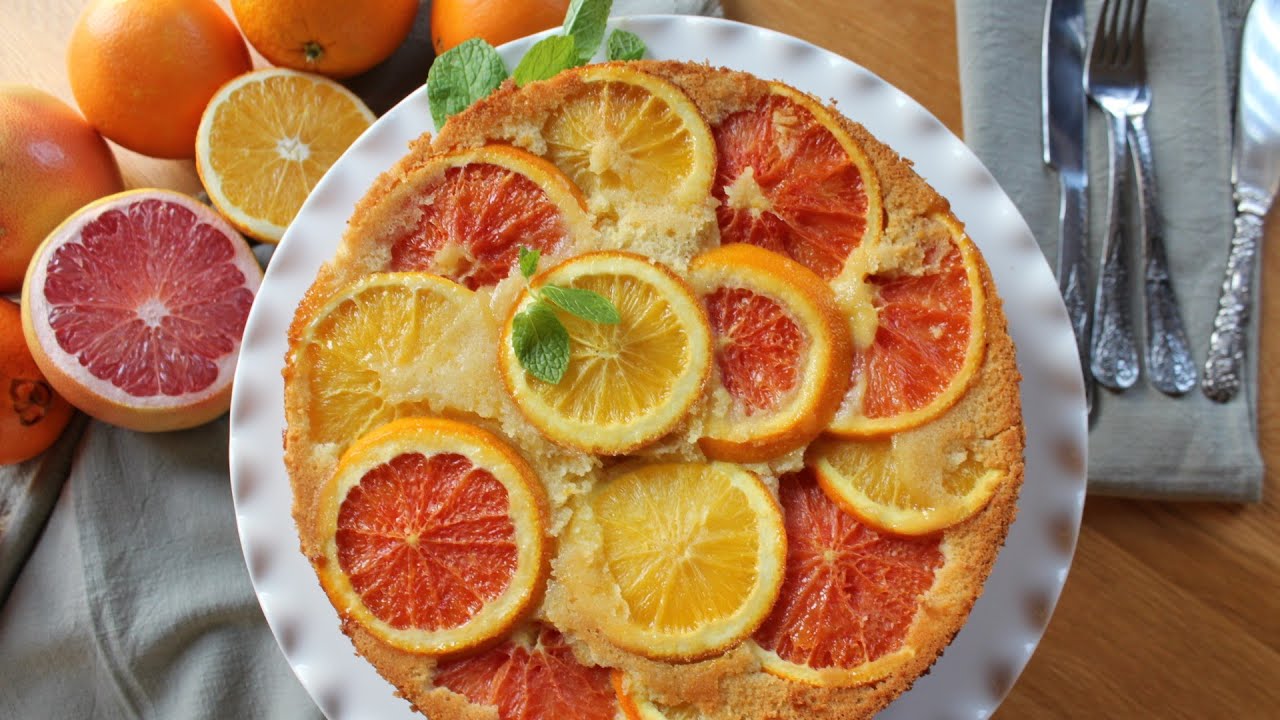 Upside-Down Citrus Cake | Easy, Moist Homestyle Buttery Citrus Gâteau