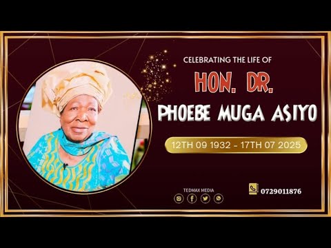 LIVE President Dr RUTO Rt Hon RAILA Attends HON DR PHOEBE ASIYO BURIAL SERVICE In HOMABAY 