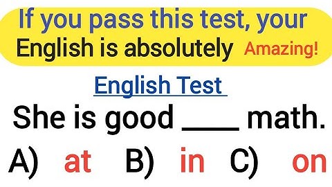 Mixed English grammar test ⭐ only 2% can pass this test
