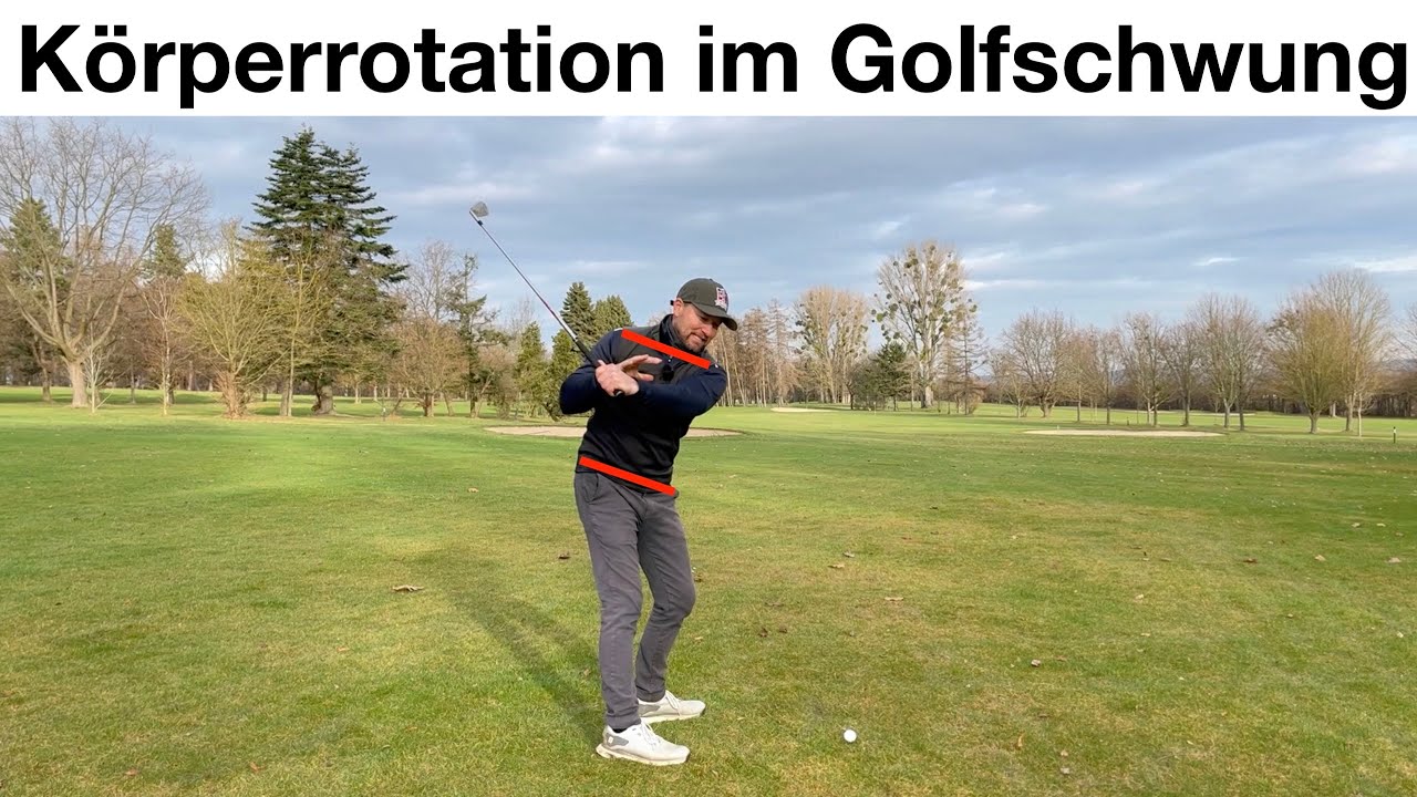 So erkennst du ob du richtig drehst (Golfschwung richtig lernen)