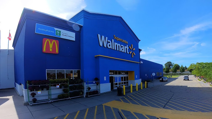 POV Supermarket Shopping - Walmart Supercentre in Gatineau, Quebec, Canada - September 2022