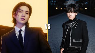 Kim Taehyung (V) vs SUGA | BTS Biography, Age, Net Worth & Career Comparison 2026