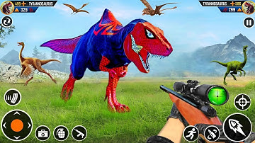 Dinosaur Game – Dinosaur Game 3D – Dino Hunting Gun Game – Android Gameplay