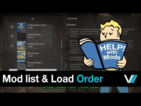 Fallout 4 | Mod List and Load Order Help