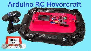 Arduino RC Hovercraft Version 1 // DIY MOSFET CPU Fan L298N PWM Propellers
