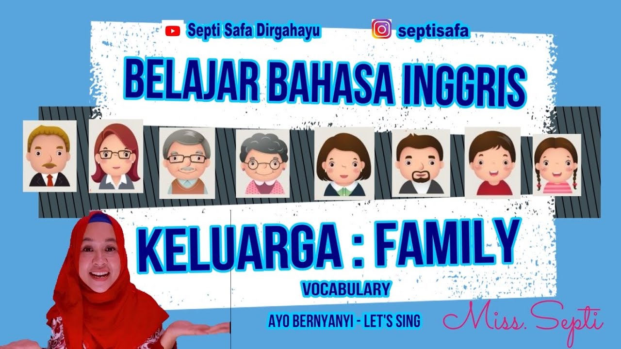 Belajar Bahasa Inggris | Keluarga | Family - YouTube