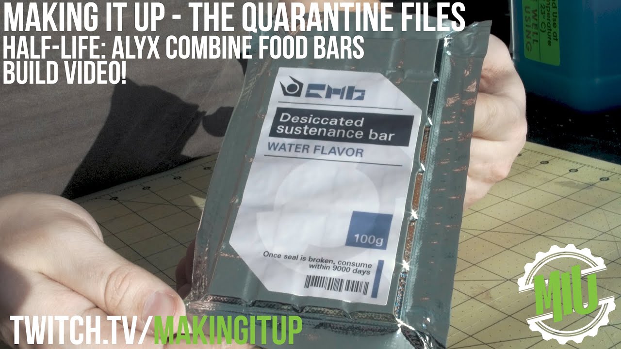 HalfLife Alyx Combine Food Bar Making It Up The Quarantine Files
