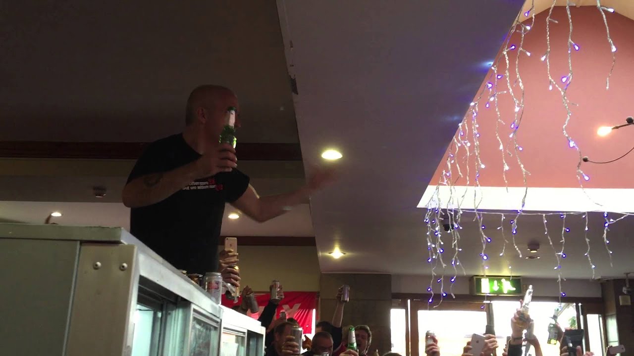 Bishop Blaize The Cantona song before Liverpool game. Bishop Blaize The Cantona song before Liverpool game.
