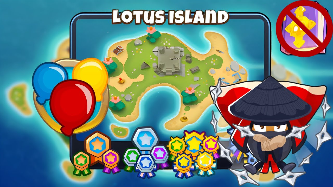 Lotus Island [Alternate Bloons Rounds] Guide No Monkey Knowledge