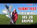 FREEWING JAS-39 GRIPEN | FIRST FLIGHT: ESSENTIAL RC FLIGHT TEST