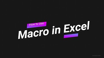 How to Use Macro in Excel in Hindi / Urdu