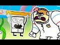 КАРАКУЛЯ БОБ VS СУПЕР БЕЛКА СЭНДИ ! - Doodle Bob And The Magic Pencil Спанч Боб - #3