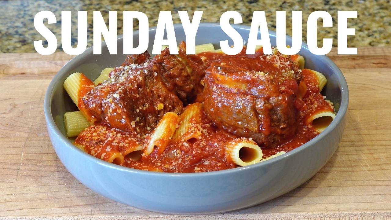 How to make Sunday Red Sauce with Dino Short Ribs