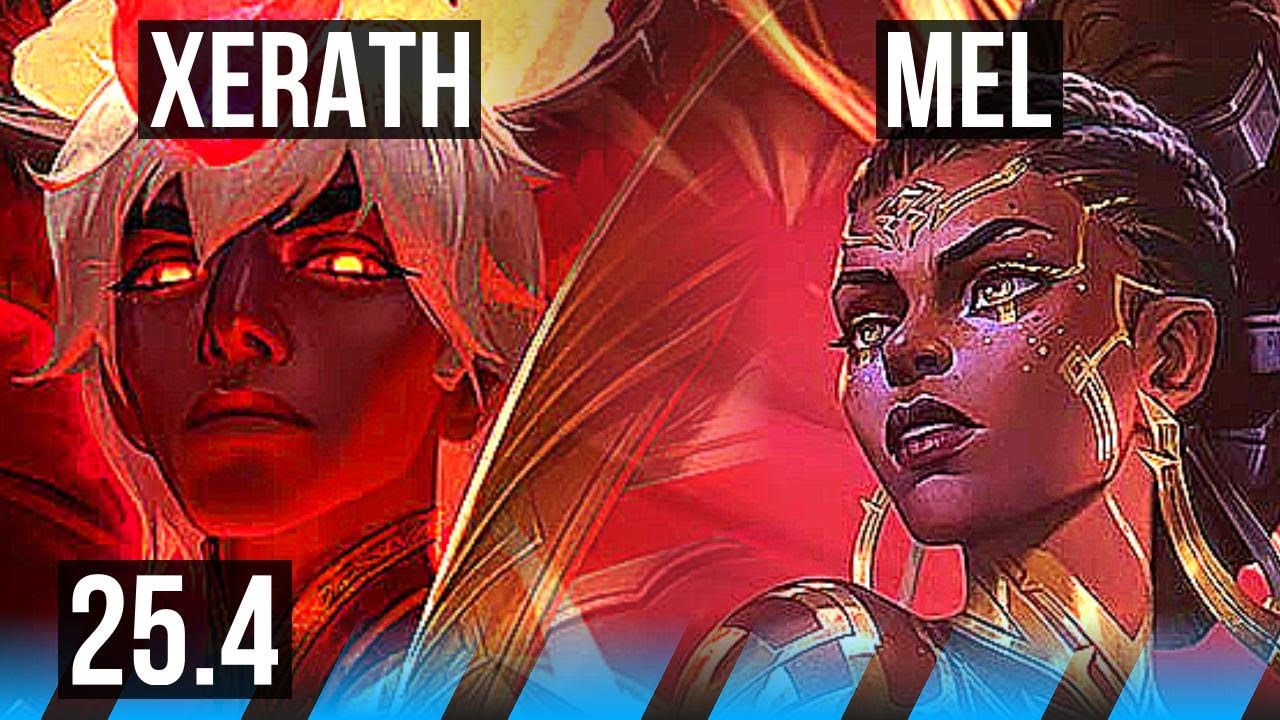 XERATH vs MEL (MID) | 70k DMG, 20/4/13, Legendary, Rank 13 Xerath | VN Challenger | 25.4