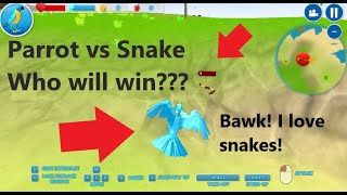 Parrot Simulator (Parrot vs Snake) Who Will Win??? screenshot 4