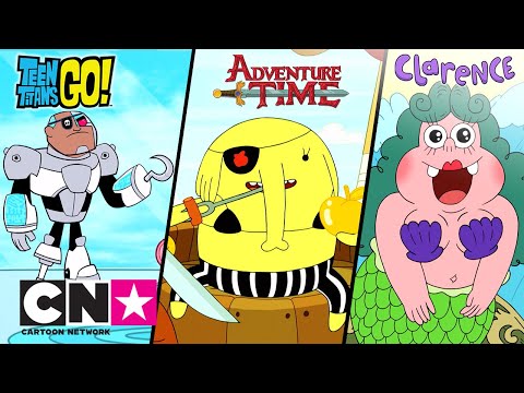 Tini titánok, harcra fel! + Kalandra fel! + Clarence | Kalózok | Cartoon Network