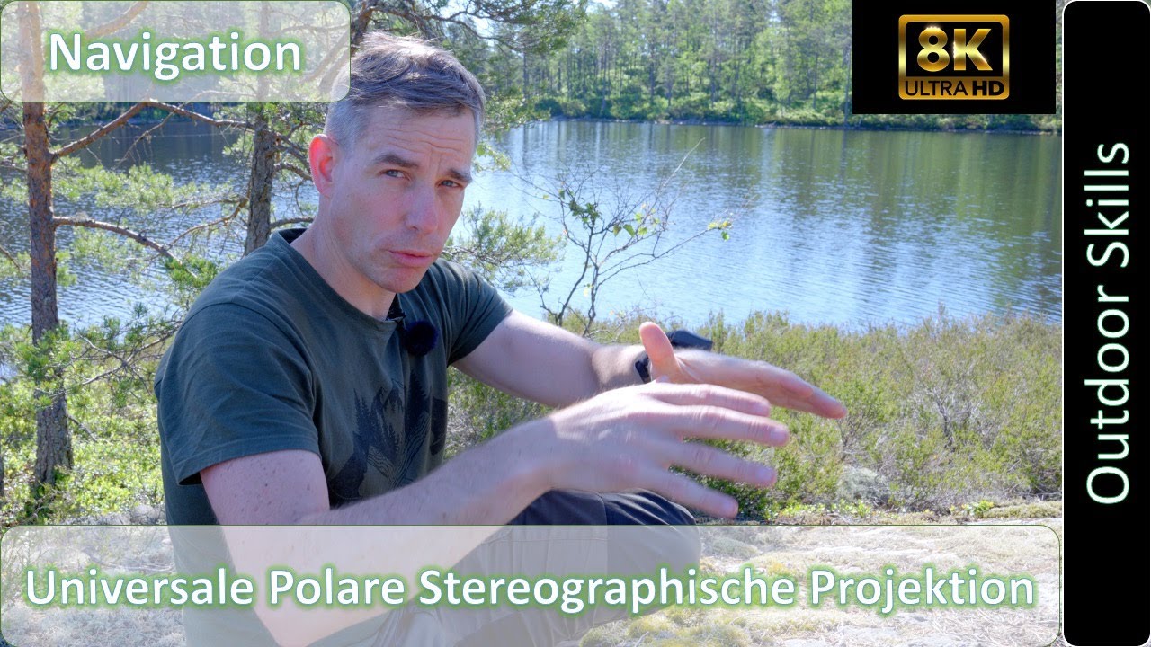 Navigation - Universale Polare Stereographische Projektion - german - 8k