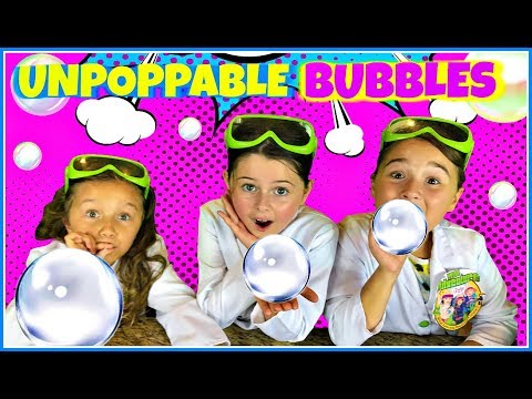 How to Make Unpoppable Bubbles! | Science For Kids