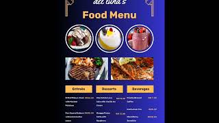 HTF552- MENU DESIGN AND ENGINEERING