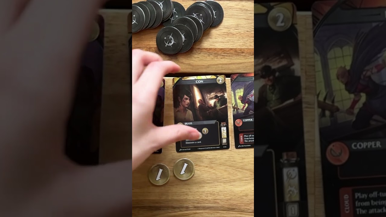 Mistborn Deckbuilding Game sample turn 