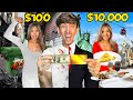 I SURVIVED $100 VS $10,000 DATE WITH CRUSH!!