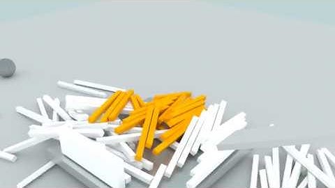 Blender Bullet Physics Test simulation