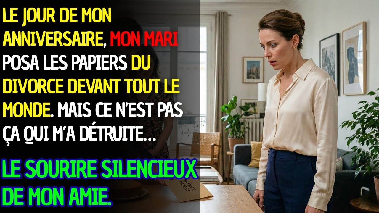Mon mari a choisi mon anniversaire pour me quitter… sous le sourire silencieux de mon amie