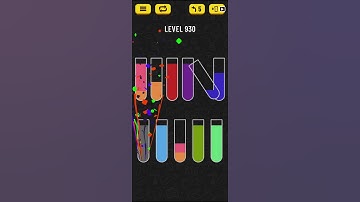 Water Sort Puzzle - level 930