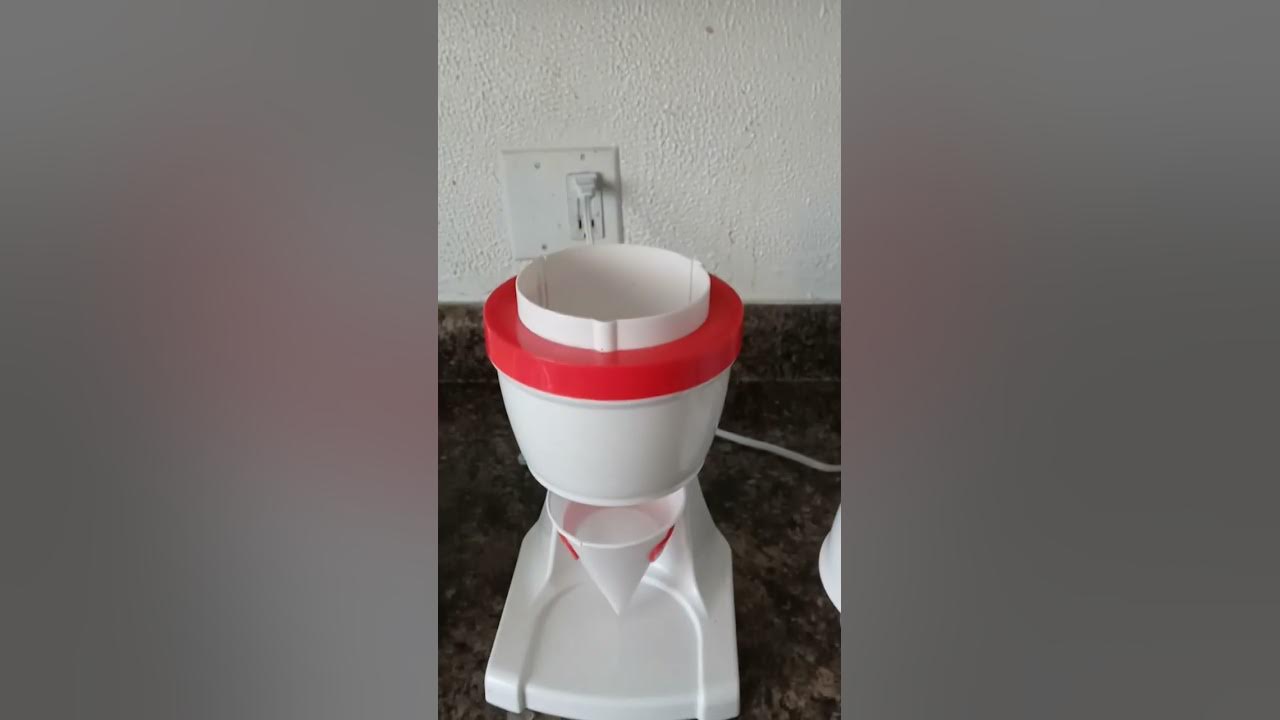 KoolAid snow cone maker YouTube